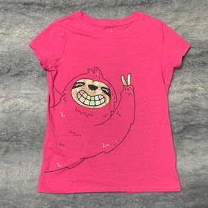Girls Sloth w/ Braces tee